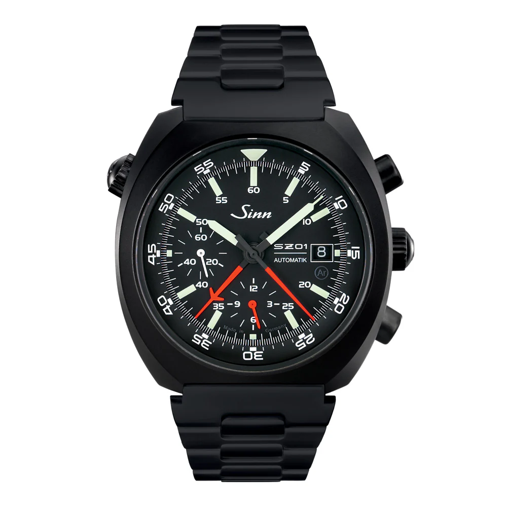 Sinn 140 Series 140.ST.S Automatic Chronograph Dive Watch with Sapphire Crystal and Water Resistance