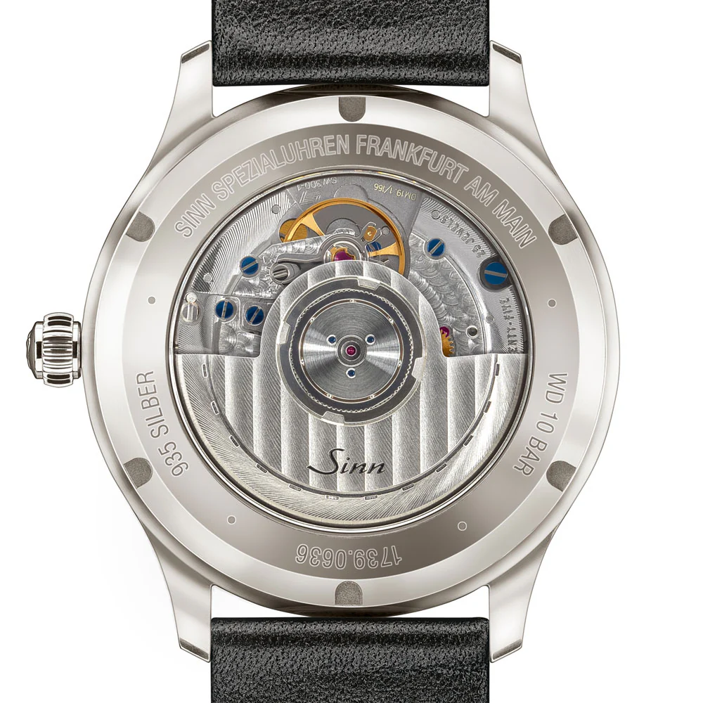 Sinn 1739.AG.B 935 Argentium Silver Elegant Design 10 Bar Water Resistant Watch - Image 6