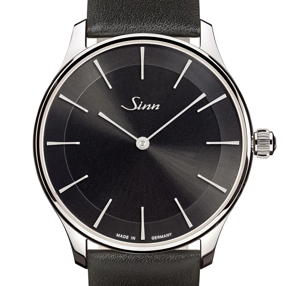 Sinn Classic Line 1739.ST.I.S 39mm Elegant Design with Applied Indices and 10 Bar Water Resistance Watch - Image 3
