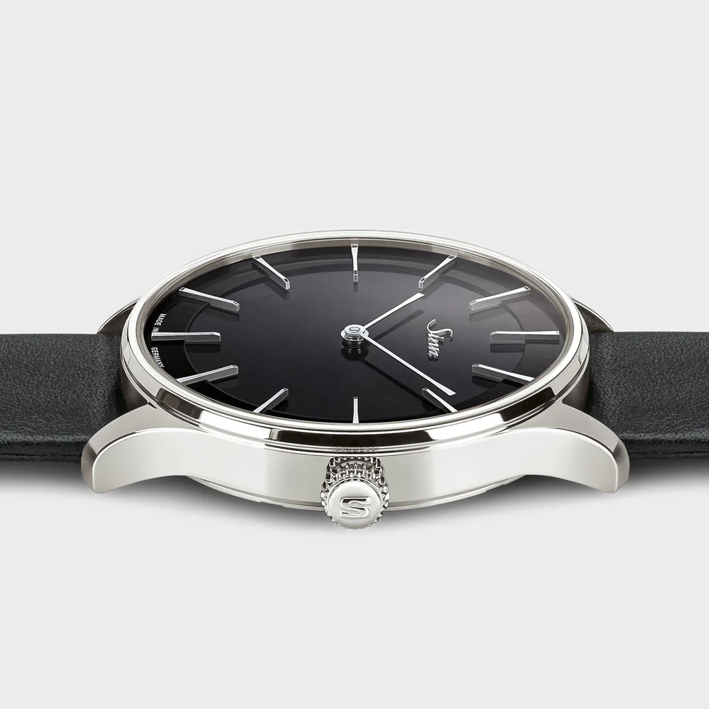 Sinn Classic Line 1739.ST.I.S 39mm Elegant Design with Applied Indices and 10 Bar Water Resistance Watch - Image 4