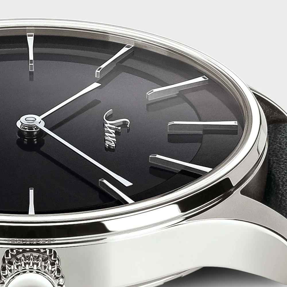 Sinn Classic Line 1739.ST.I.S 39mm Elegant Design with Applied Indices and 10 Bar Water Resistance Watch - Image 6