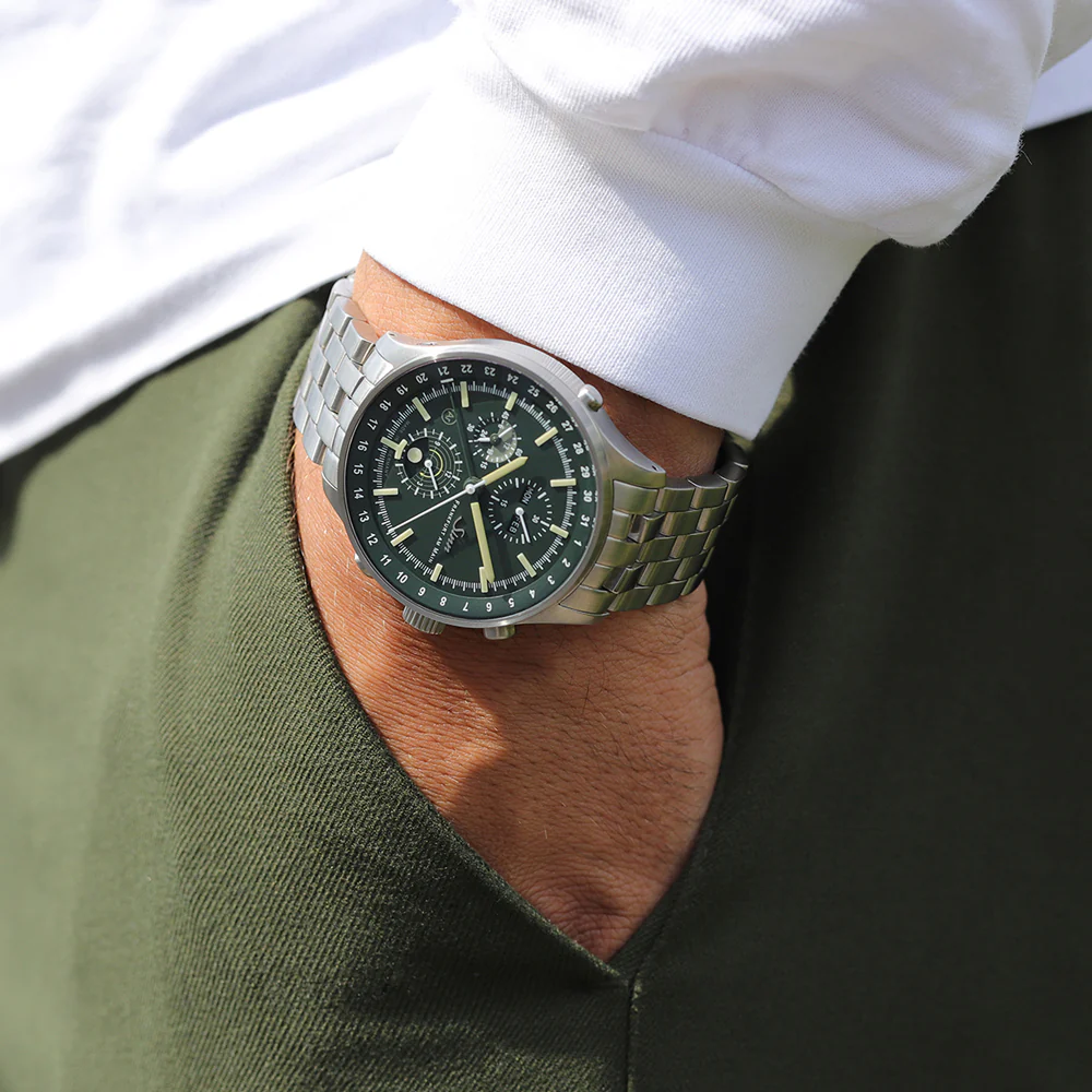 Sinn 3006 Series Automatic Chronograph Watch with Sapphire Crystal and Water Resistance - Image 2
