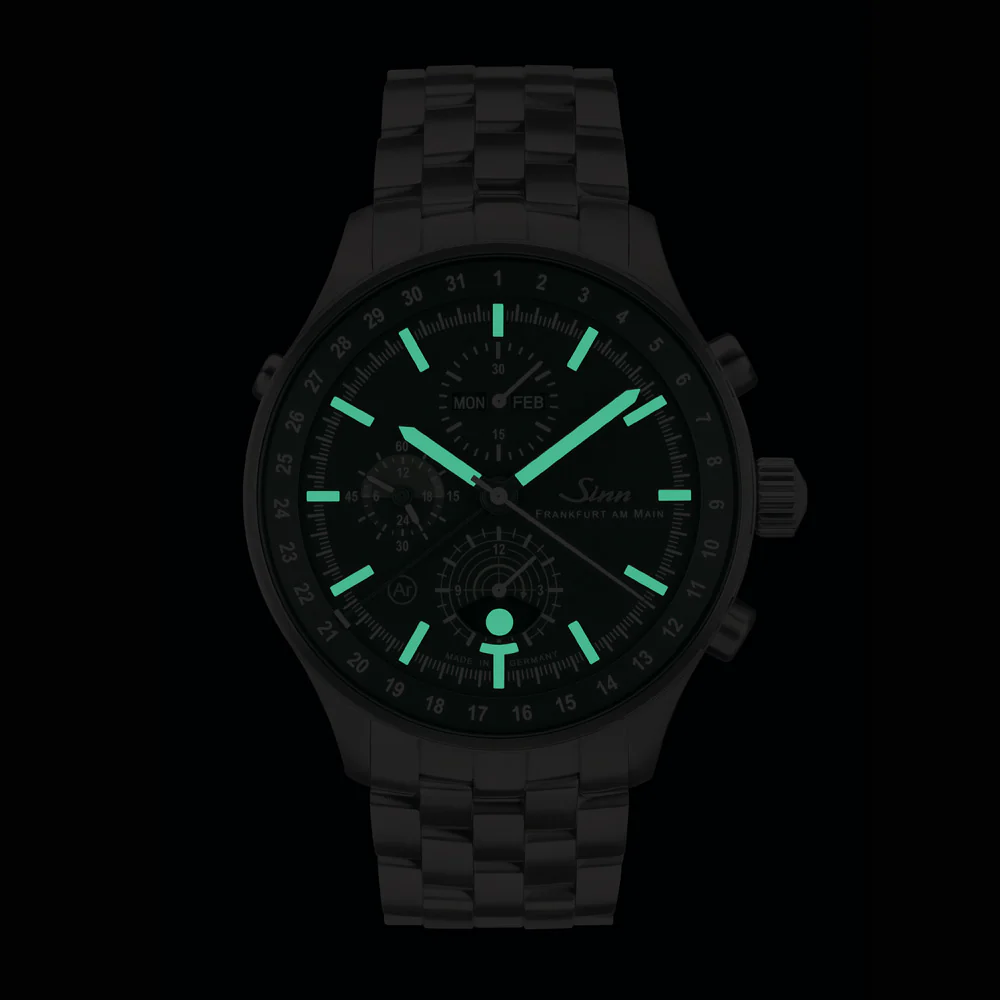Sinn 3006 Series Automatic Chronograph Watch with Sapphire Crystal and Water Resistance - Image 4
