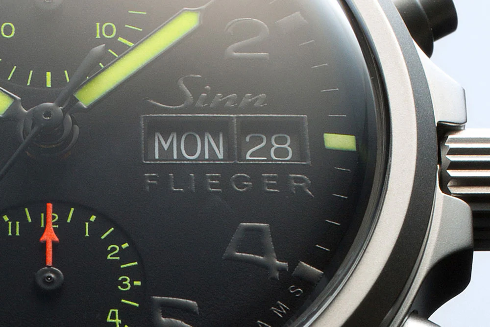 Sinn 356.FLIEGER Limited Edition Black & Yellow Watch - 45th Anniversary BEAMS Collaboration - Image 5