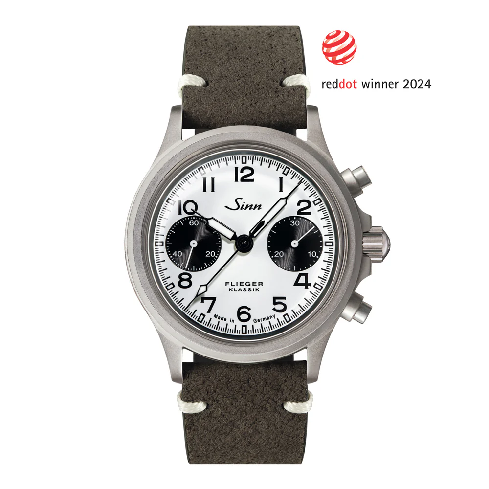 Sinn 356 Flieger Klassik 356.FLIEGER.KLASSIK.W Bi-Compax Chronograph Pilot Watch