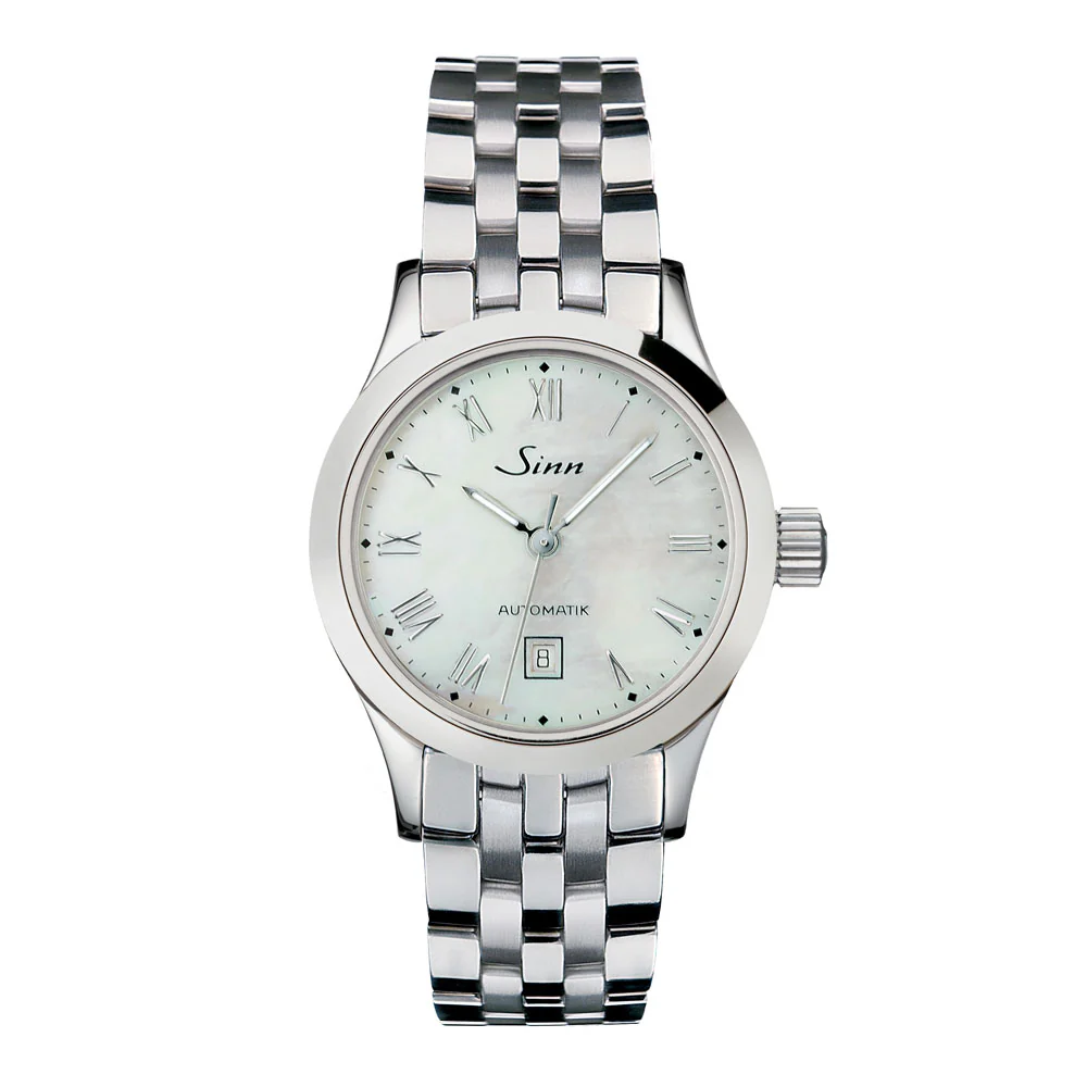 Sinn 456.ST.PERLMUTT.W Elegant Pearl Dial Automatic Watch