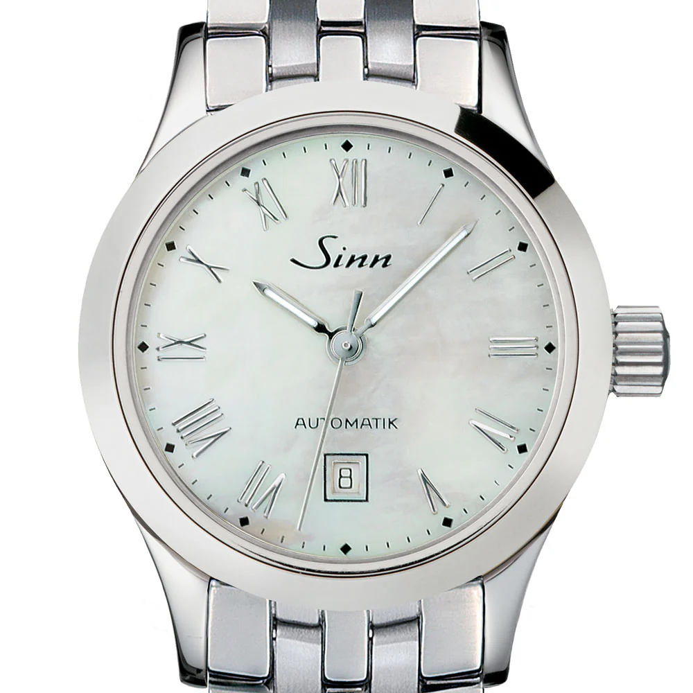 Sinn 456.ST.PERLMUTT.W Elegant Pearl Dial Automatic Watch - Image 2