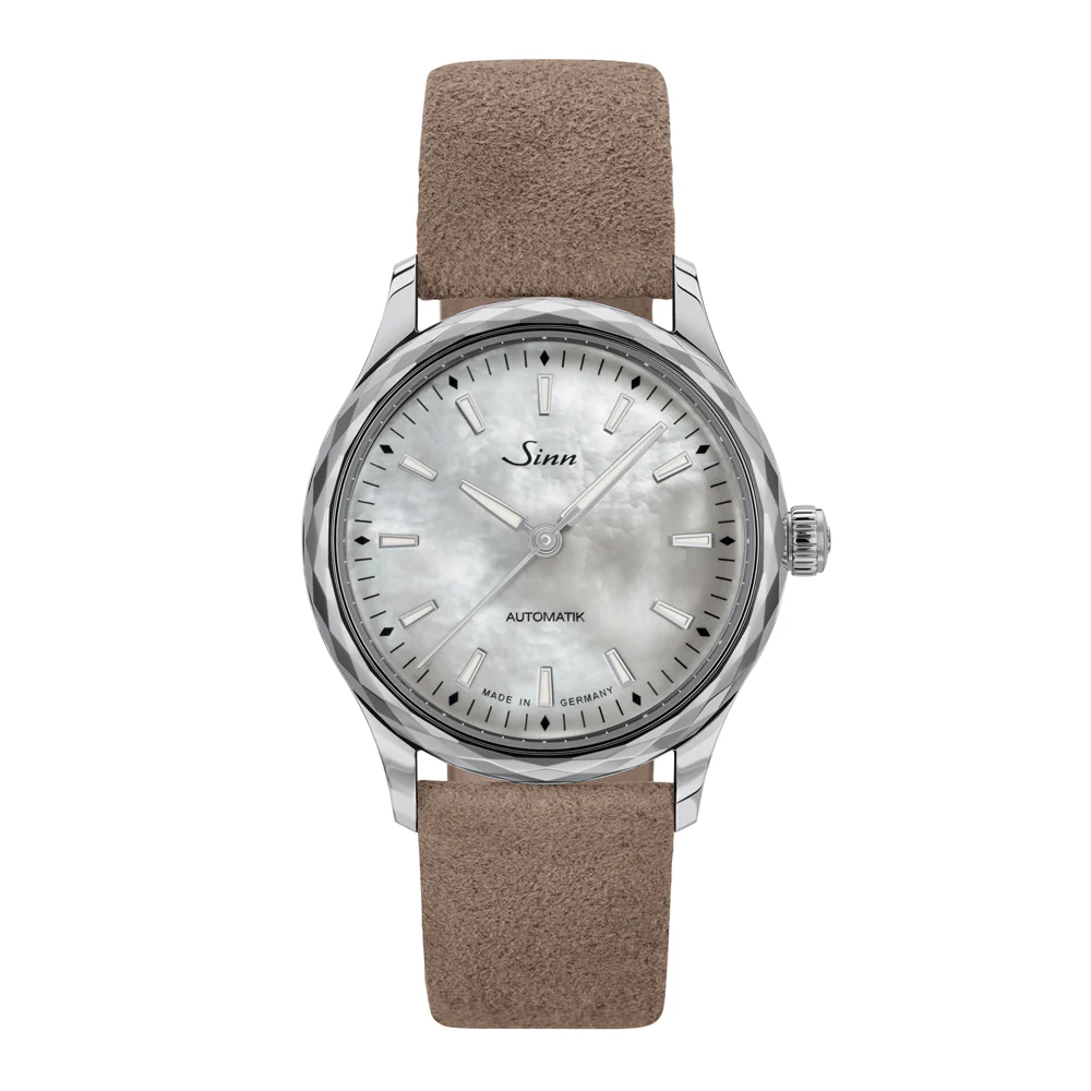 Sinn 534 Mother of Pearl Dial with Faceted Bezel Watch - Elegant & Functional Design for Any Occasion - Image 3
