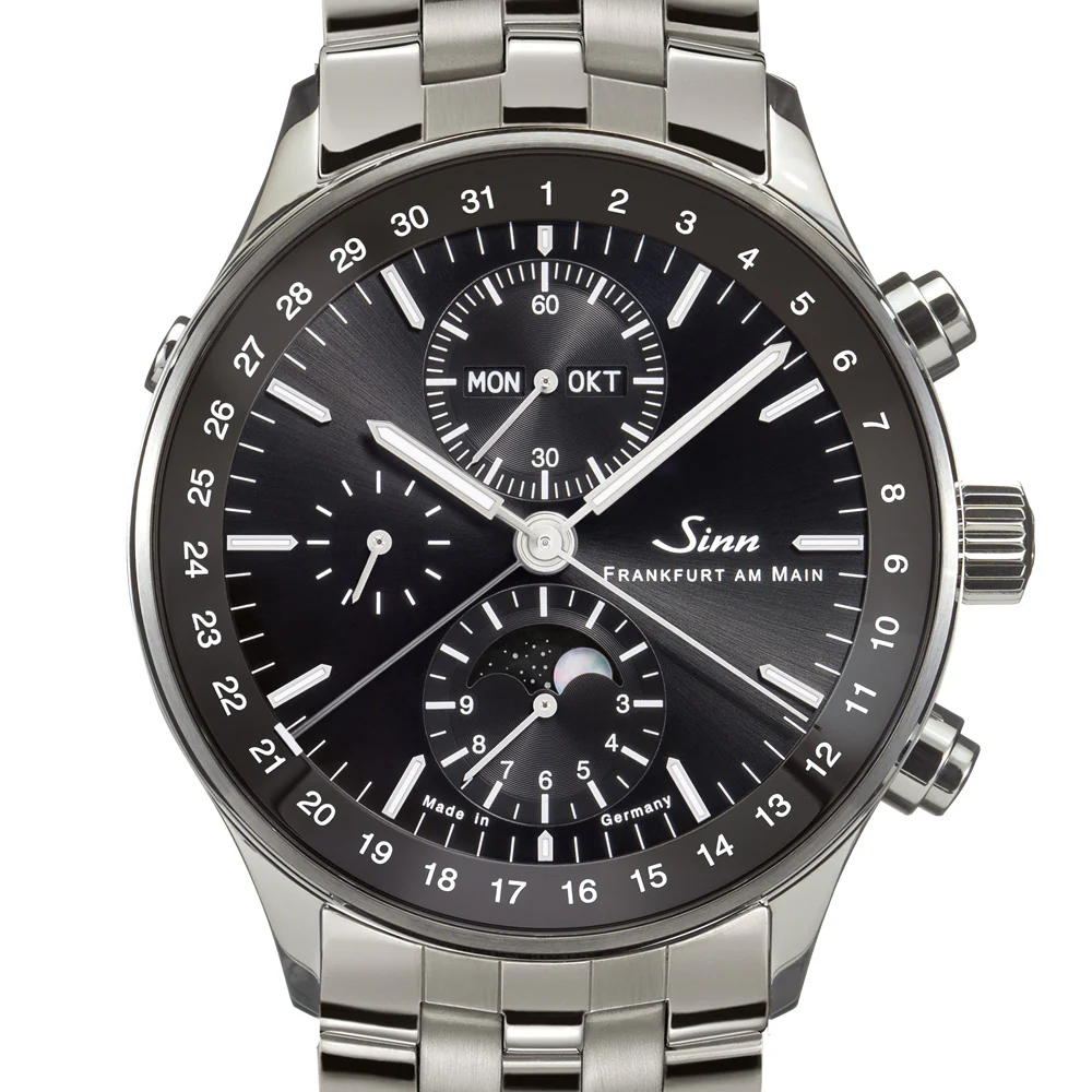 Sinn Frankfurt Financial 6012 Chronograph with Moon Phase & Full Calendar Watch - Image 2