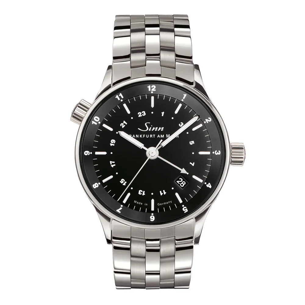Sinn 6060 Series Automatic Chronograph Watch with Sapphire Crystal and Water Resistance