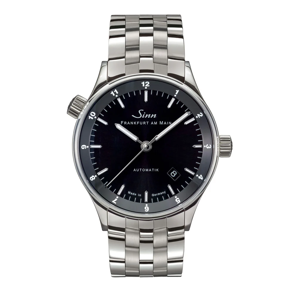 Sinn 6068 U1 Diver's Watch - Stainless Steel, 1000m Water Resistant, Helium Escape Valve, Automatic Movement