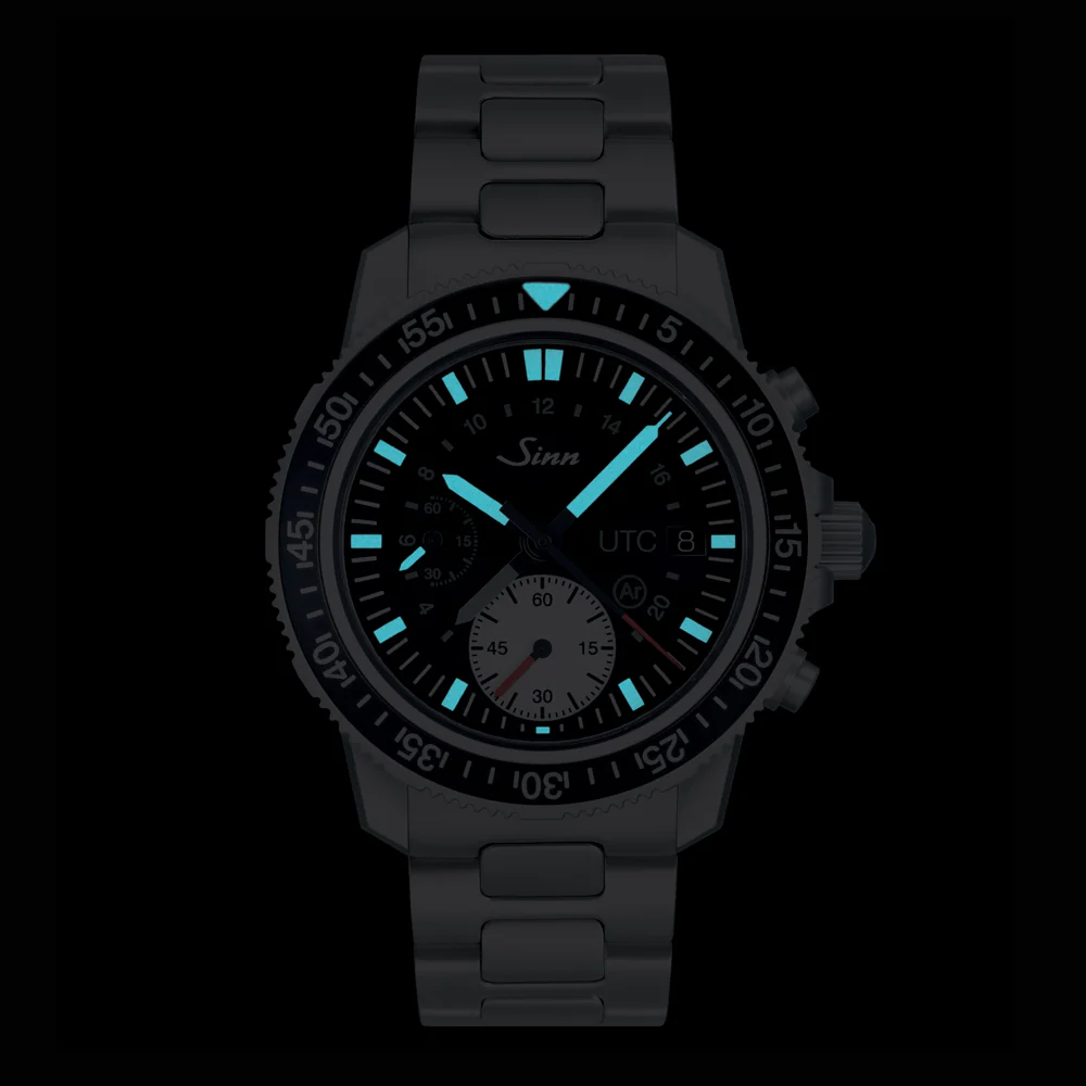 Sinn 613 St UTC Diving Chronograph Watch - Robust, Functional, High Precision Reliability - Image 5