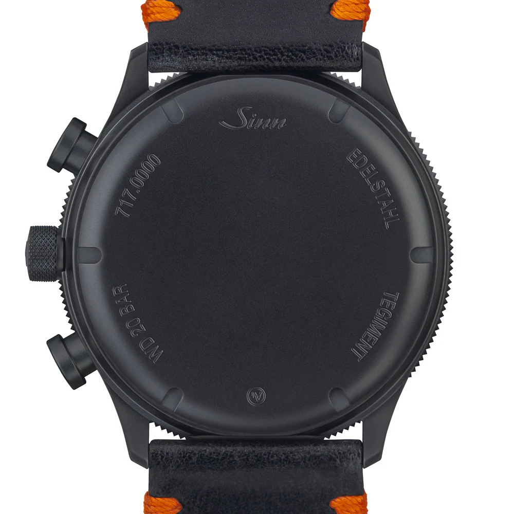 Sinn Nabo 17 ZM 717 Cockpit Chronograph Watch with SZ01 Movement and Durable Black Hard Coating - Image 5