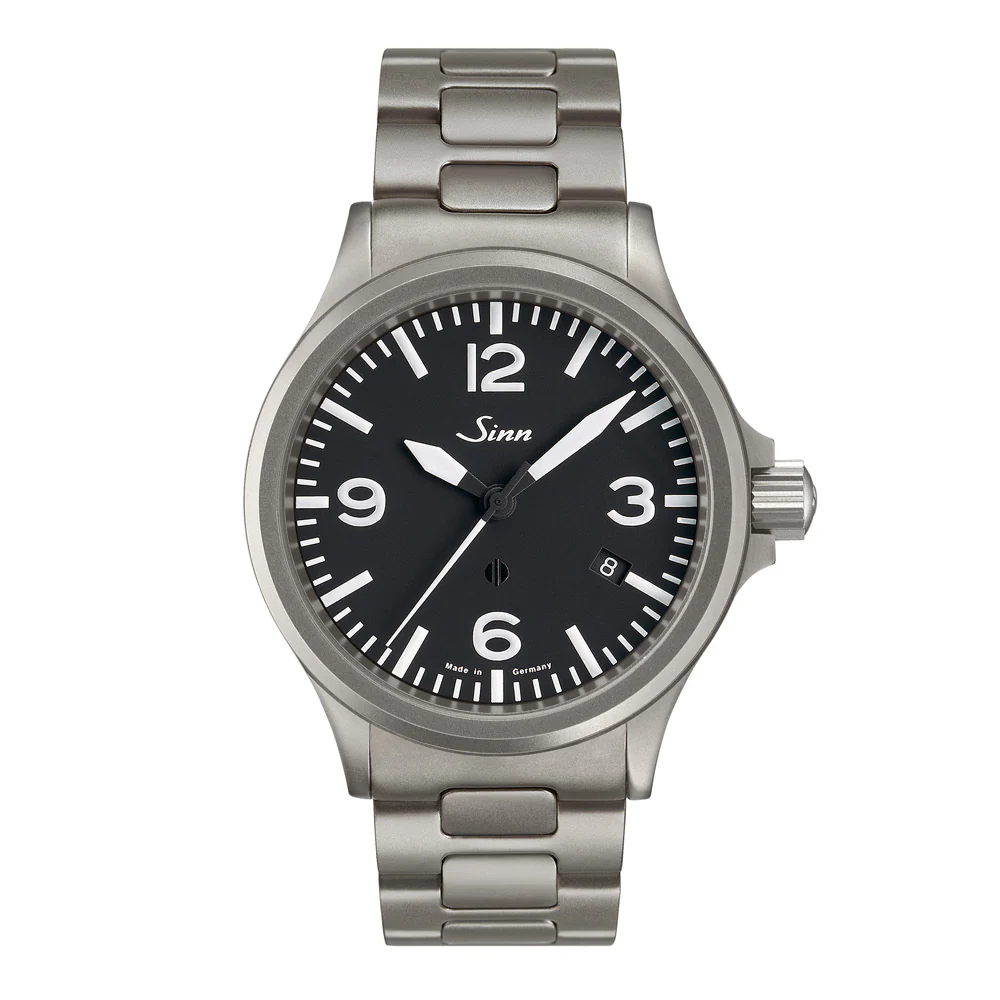 Sinn 856.B Automatic Chronograph Watch with Anti-Magnetic Technology and Sapphire Crystal
