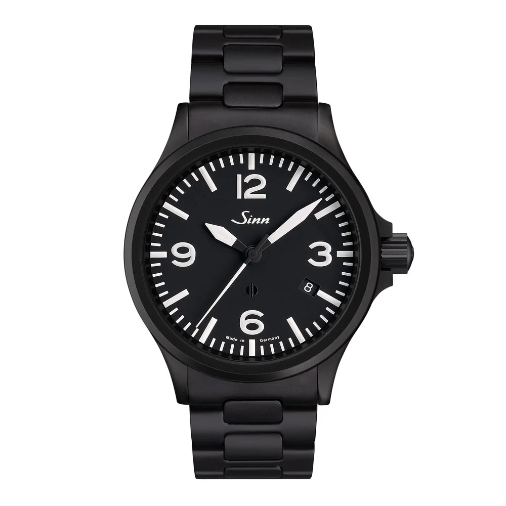 Sinn 856.B.S Pilot's Watch - Durable, Anti-Magnetic, Sapphire Crystal, Water Resistant