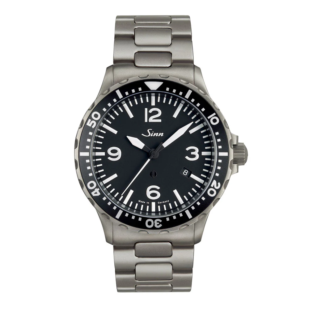 Sinn 857.B Pilot's Chronograph Watch - Durable, Water-Resistant, Anti-Magnetic, Swiss Made