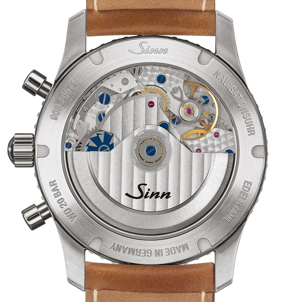 Sinn 903 Series 903 St II G Green Dial Navigation Chronograph Watch - Image 6