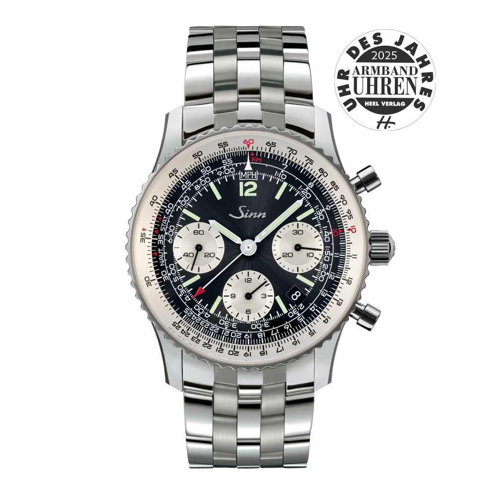 Sinn 903 Series 903.ST.Ⅱ Navigation Chronograph with Column Wheel Movement and Rotating Bezel Watch