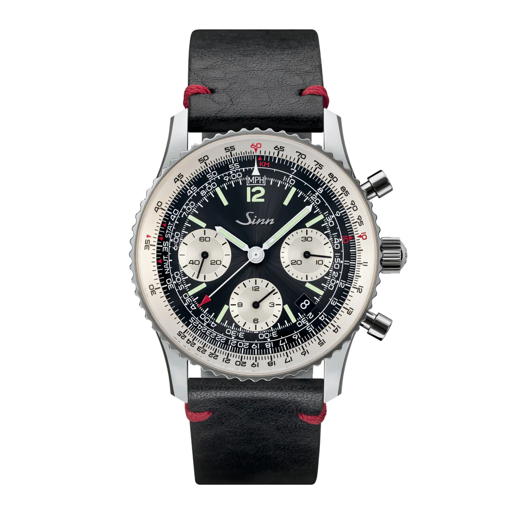 Sinn 903 Series 903.ST.Ⅱ Navigation Chronograph with Column Wheel Movement and Rotating Bezel Watch - Image 4