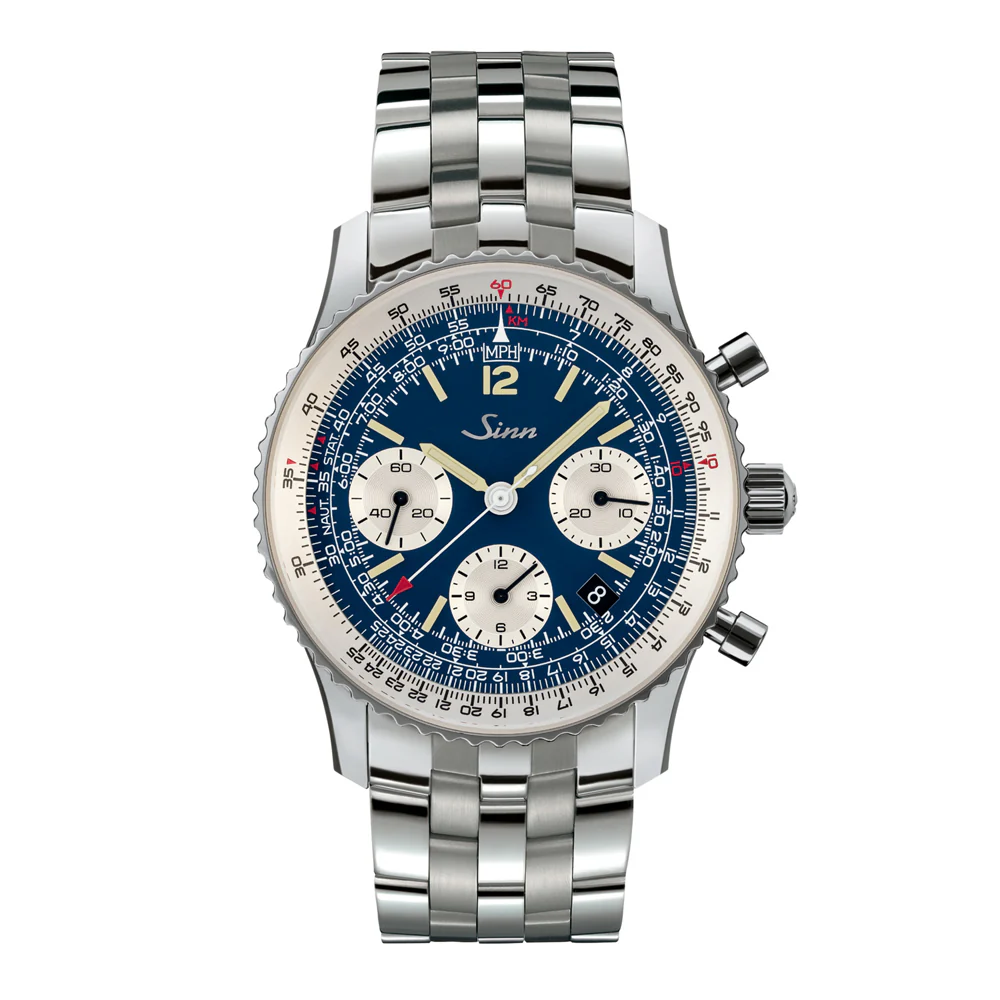 Sinn 903 Series 903.ST.B.E.Ⅱ Navigation Chronograph with Column Wheel Movement and Rotating Bezel Watch