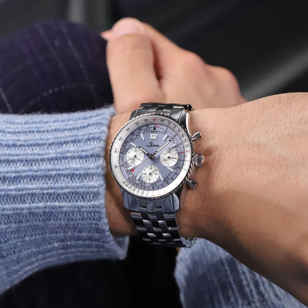 Sinn 903 Series 903.ST.HB Limited Edition Navigation Chronograph with Rotating Bezel and Hybrid Ceramic Index Watch - Image 3