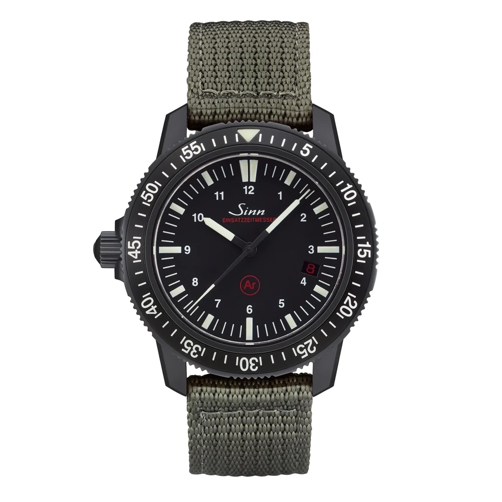 Sinn EZM_3_S Sinn EZM 3 S Black Diver's Watch - Professional Mission Timer with Exceptional Durability and Visibility - Image 2
