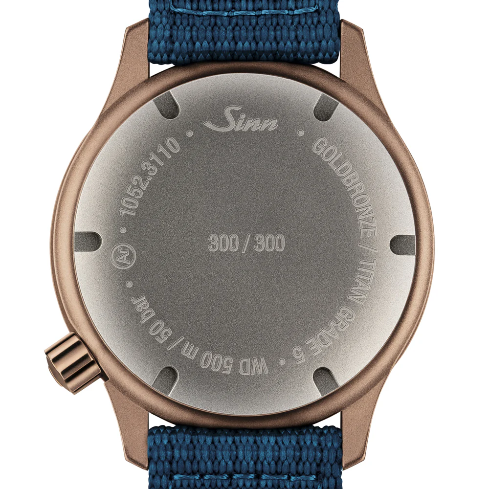 Sinn T50 T50 GOLDBRONZE B Limited Edition Dark Blue Dial Gold Bronze Watch - Image 5