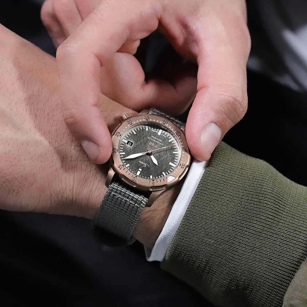 Sinn T50.GOLDBRONZE Gold Bronze Diver's Watch 500m Water Resistance Limited Edition 300 Pieces - Image 2