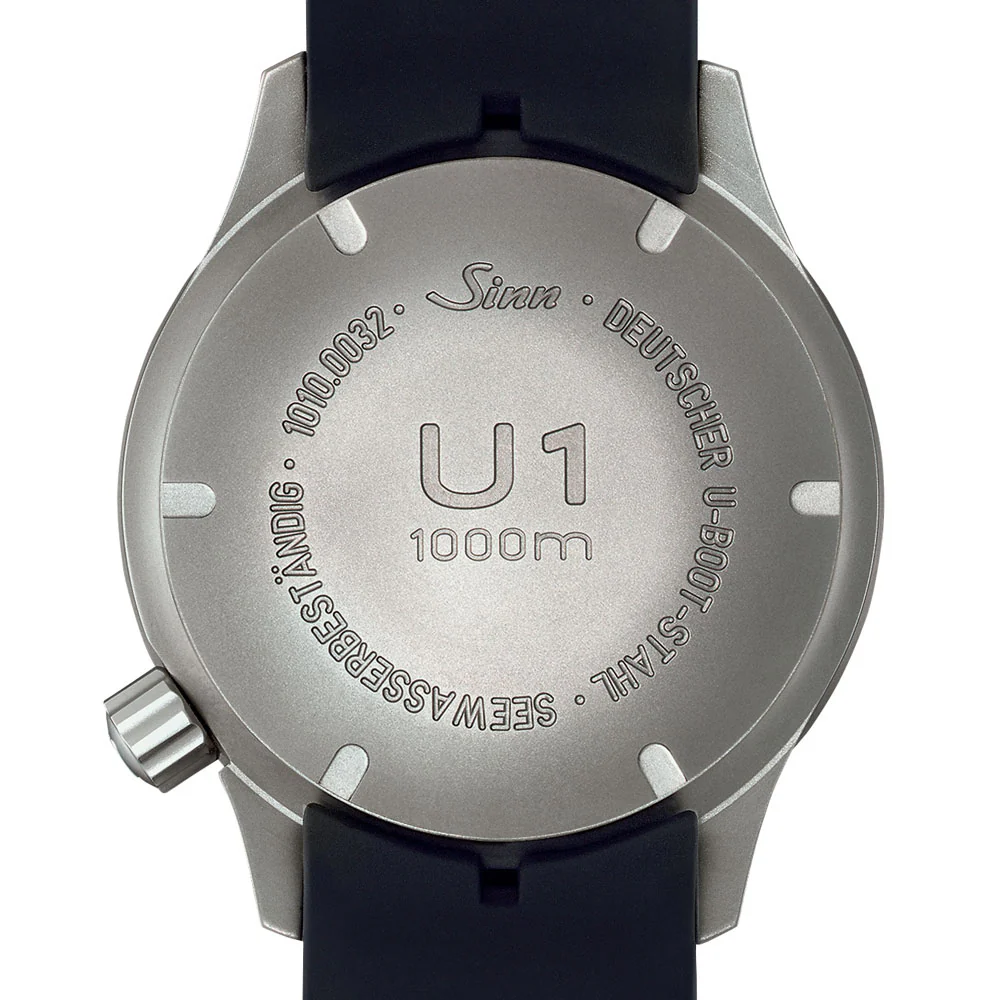 Sinn U1 1000m Waterproof Diver's Watch with Rotating Bezel and Luminous Indexes - Image 6