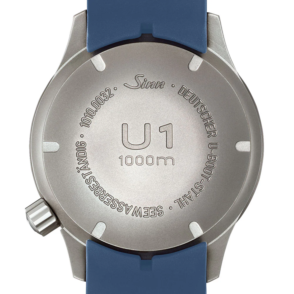 Sinn U1.B Blue Dial Diver's Watch with High Contrast Visibility and Marine Steel Case - Image 6