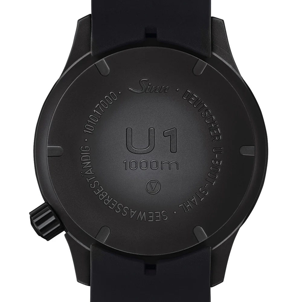 Sinn U1.S Professional Dive Watch with Helium Escape Valve and Anti-Reflective Sapphire Crystal - Image 5