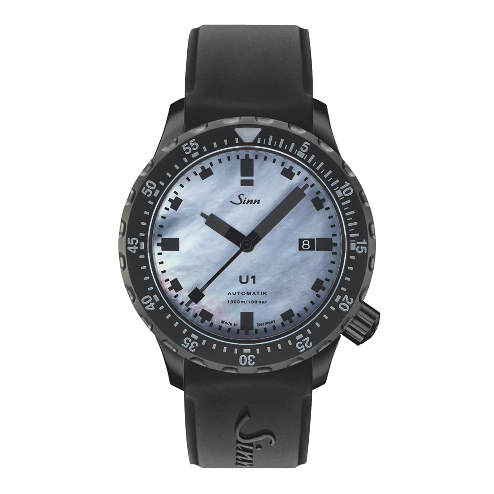 Sinn U Series U1.S.PERLMUTT.S Limited Edition Mother of Pearl Diver's Watch 1000m Water Resistant