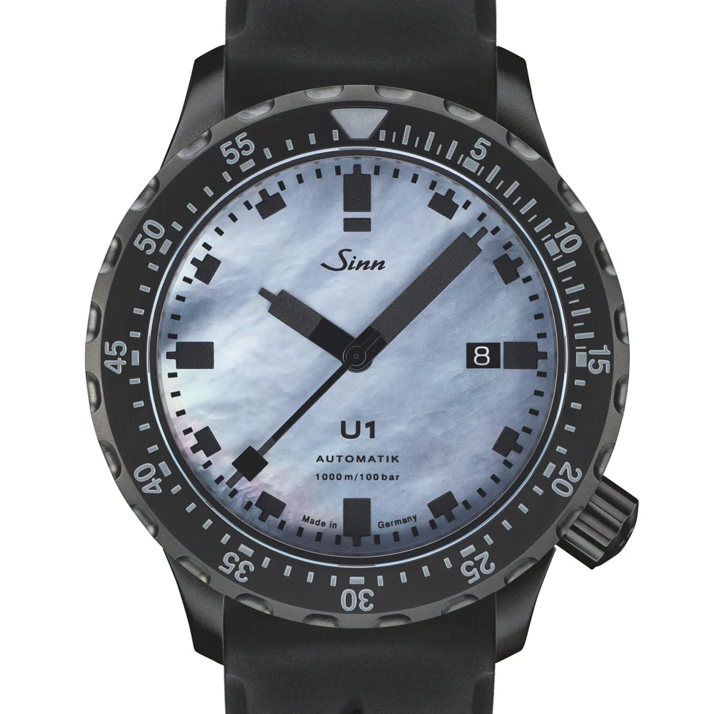 Sinn U Series U1.S.PERLMUTT.S Limited Edition Mother of Pearl Diver's Watch 1000m Water Resistant - Image 4