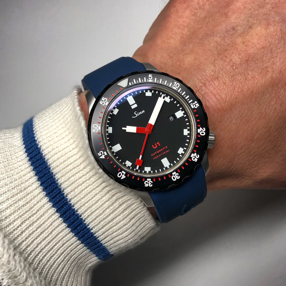 Sinn U1.SDR Dive Watch - Stainless Steel, 1000m Water Resistance, Helium Escape Valve, Unidirectional Bezel - Image 2