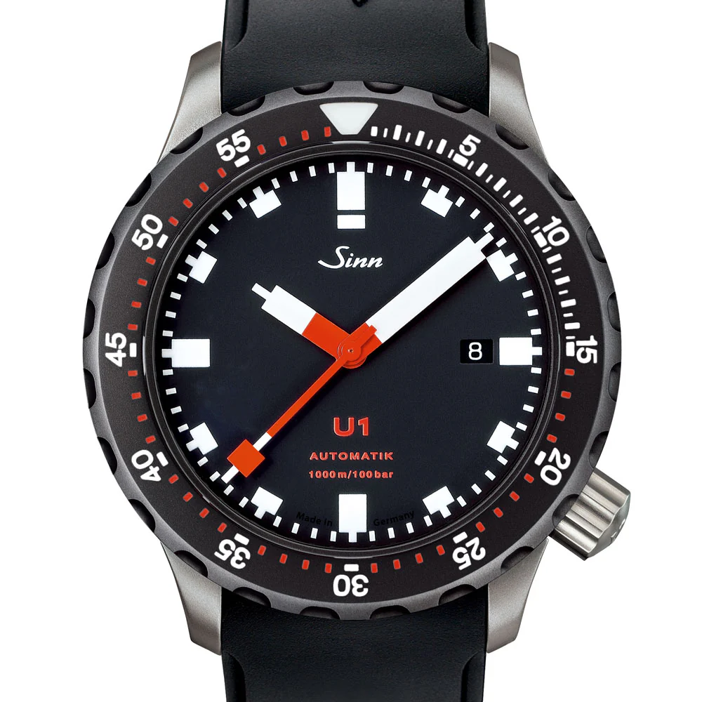 Sinn U1.SDR Dive Watch - Stainless Steel, 1000m Water Resistance, Helium Escape Valve, Unidirectional Bezel - Image 3