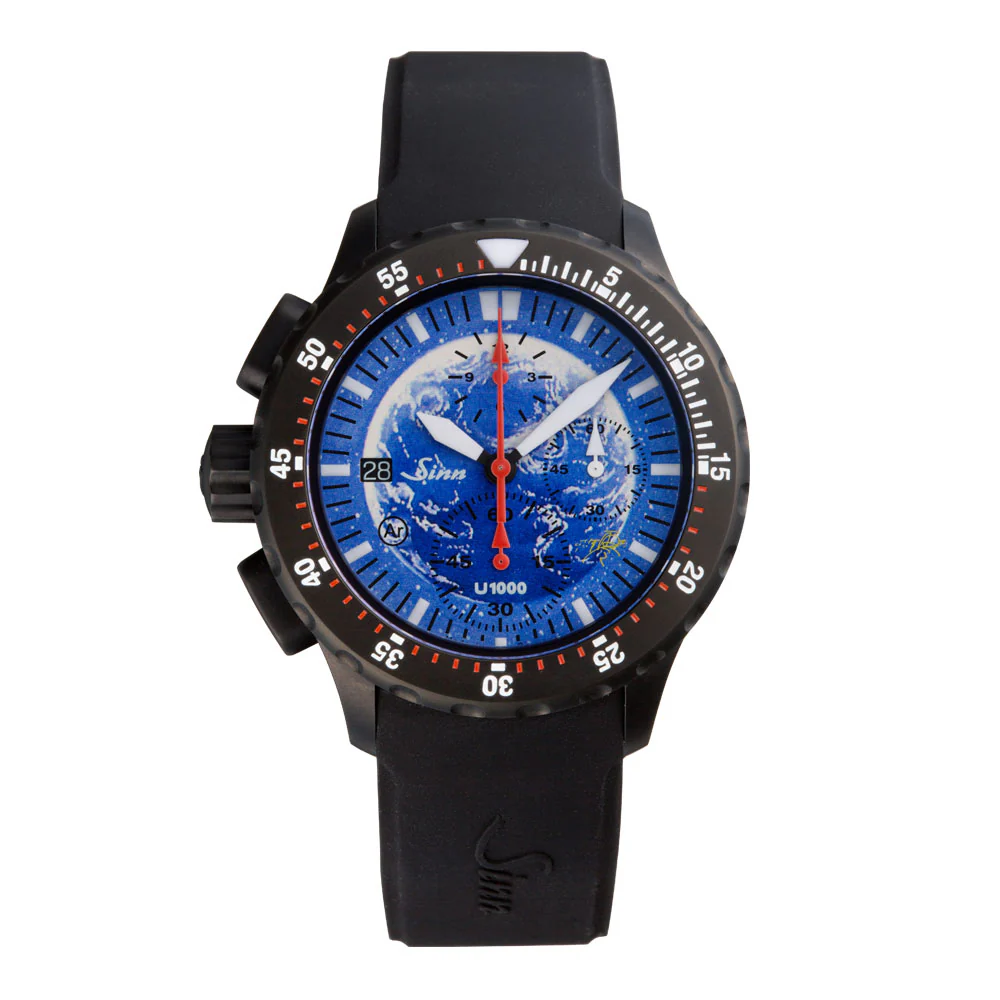 Sinn Limited Edition U1000.S 1000m Diver's Chronograph Watch with Original Artwork by Leiji Matsumoto