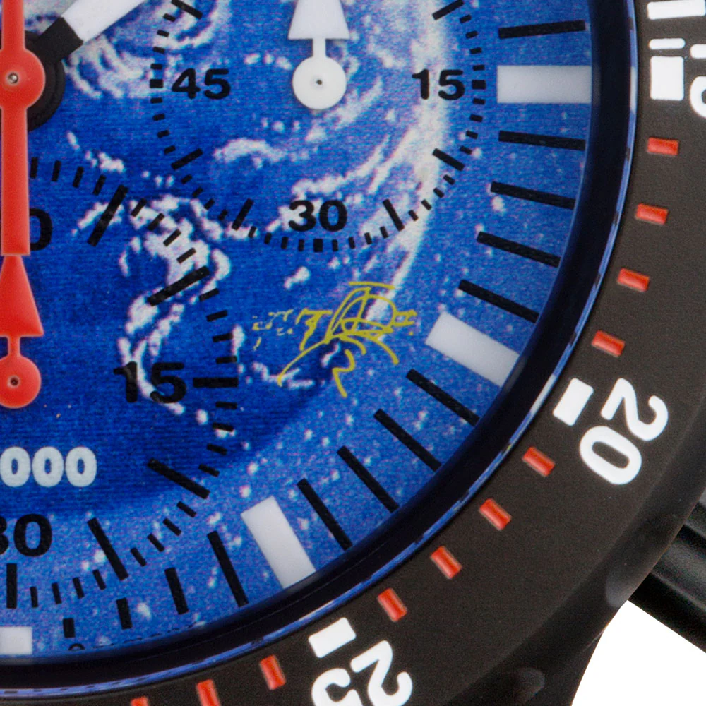 Sinn Limited Edition U1000.S 1000m Diver's Chronograph Watch with Original Artwork by Leiji Matsumoto - Image 5