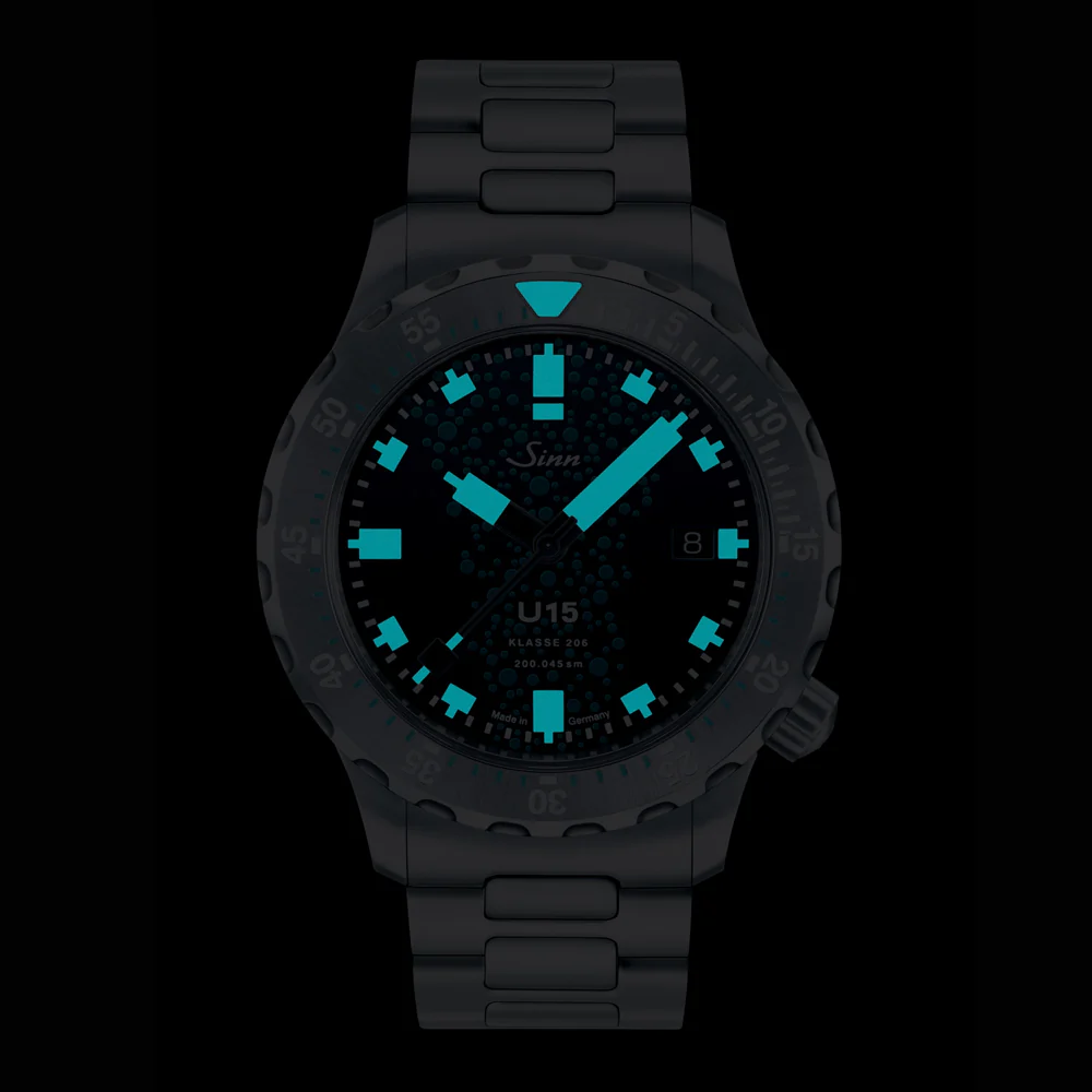 Sinn U15 Diver's Watch - Inspired by U15 Submarine, Steel Case, Unique History, Perfect for Navy Fans. - Image 4