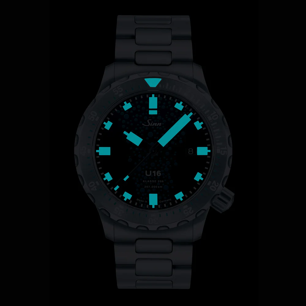 Sinn U16 Diver's Watch - Inspired by U16 Submarine, Steel Case, Perfect for Navy Fans and Watch Enthusiasts - Image 4
