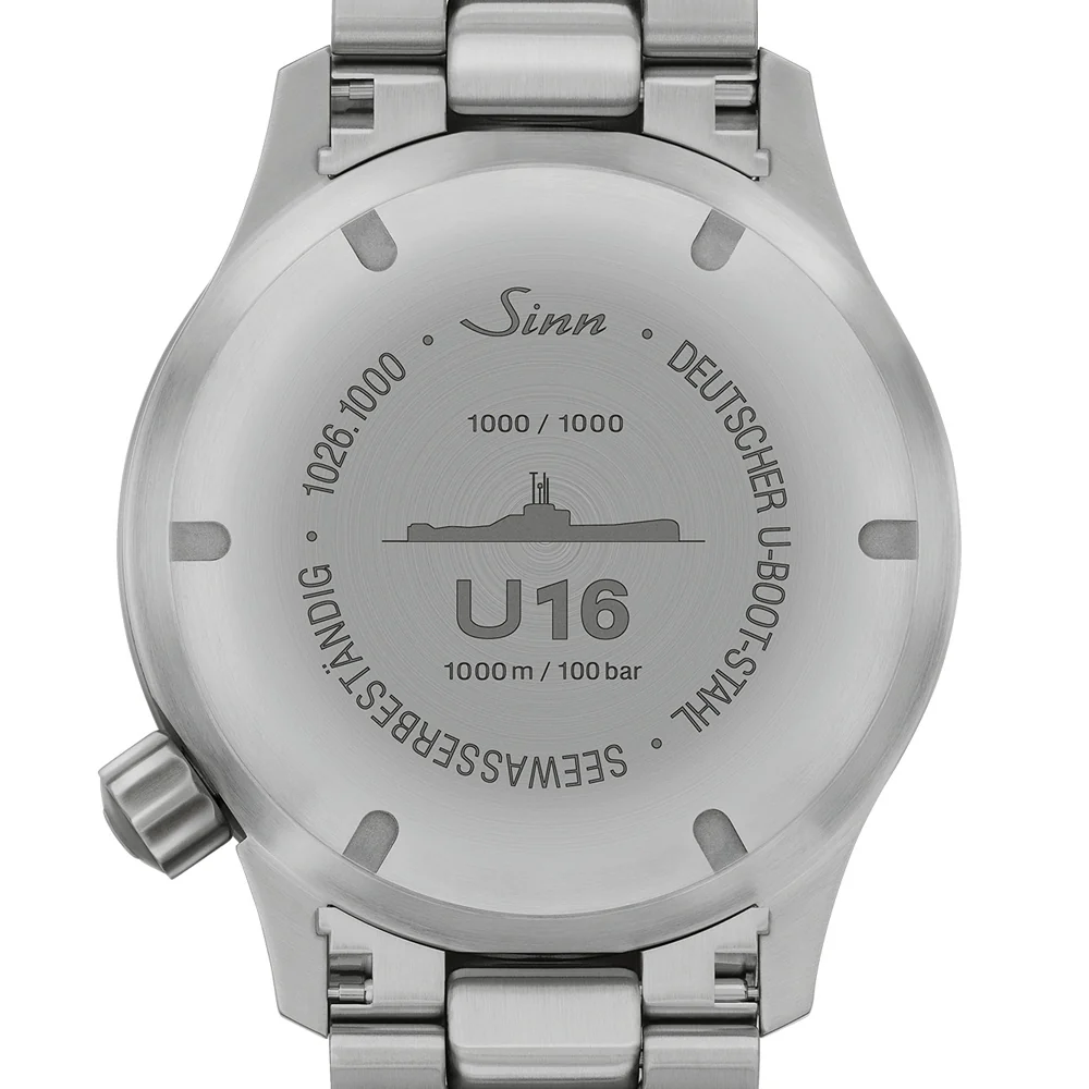 Sinn U16 Diver's Watch - Inspired by U16 Submarine, Steel Case, Perfect for Navy Fans and Watch Enthusiasts - Image 5
