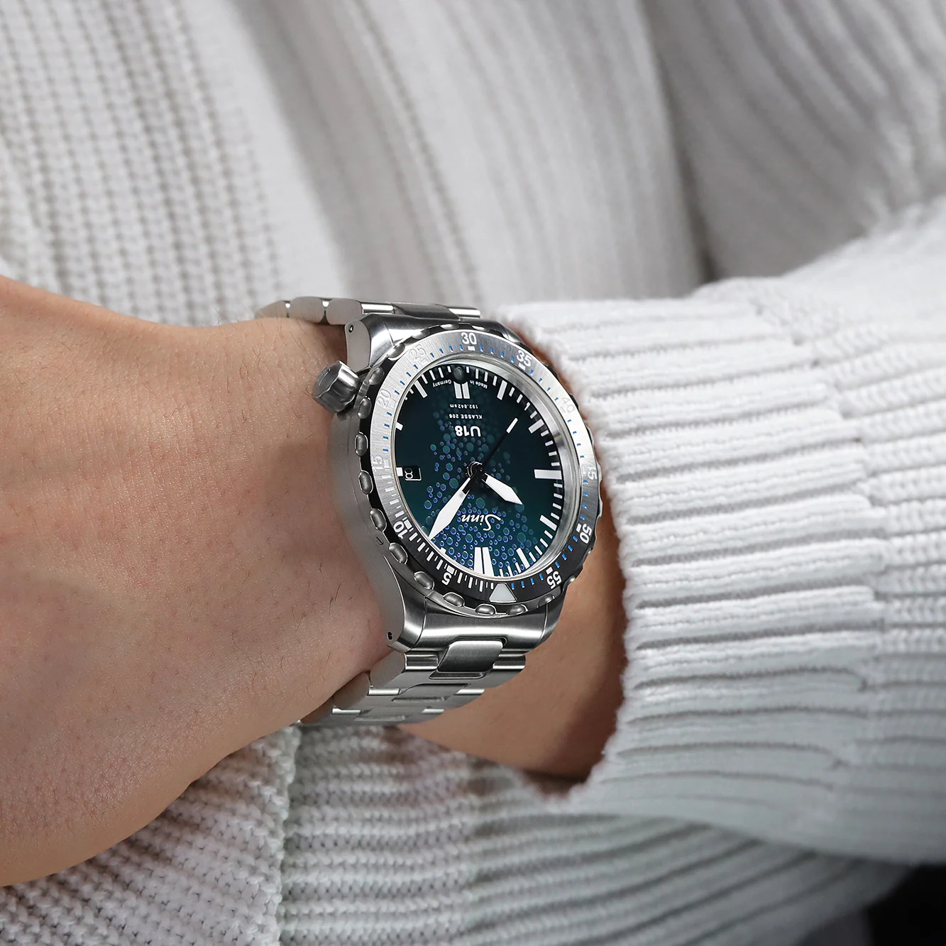 Sinn U18 Diver's Watch - Inspired by U18 Submarine, Steel Case, Perfect for Navy Fans and Watch Enthusiasts - Image 2