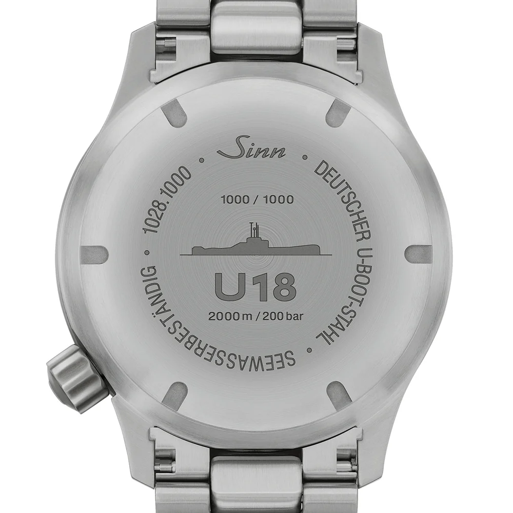 Sinn U18 Diver's Watch - Inspired by U18 Submarine, Steel Case, Perfect for Navy Fans and Watch Enthusiasts - Image 5