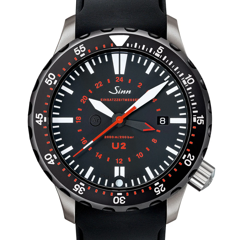 Sinn U2.SDR Diver's Watch - Robust, Water-Resistant, Anti-Magnetic, Swiss Movement - Image 3