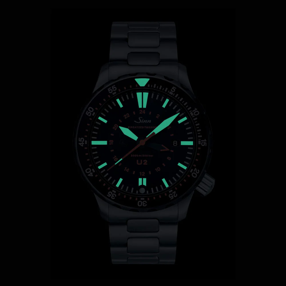 Sinn U2.SDR Diver's Watch - Robust, Water-Resistant, Anti-Magnetic, Swiss Movement - Image 4
