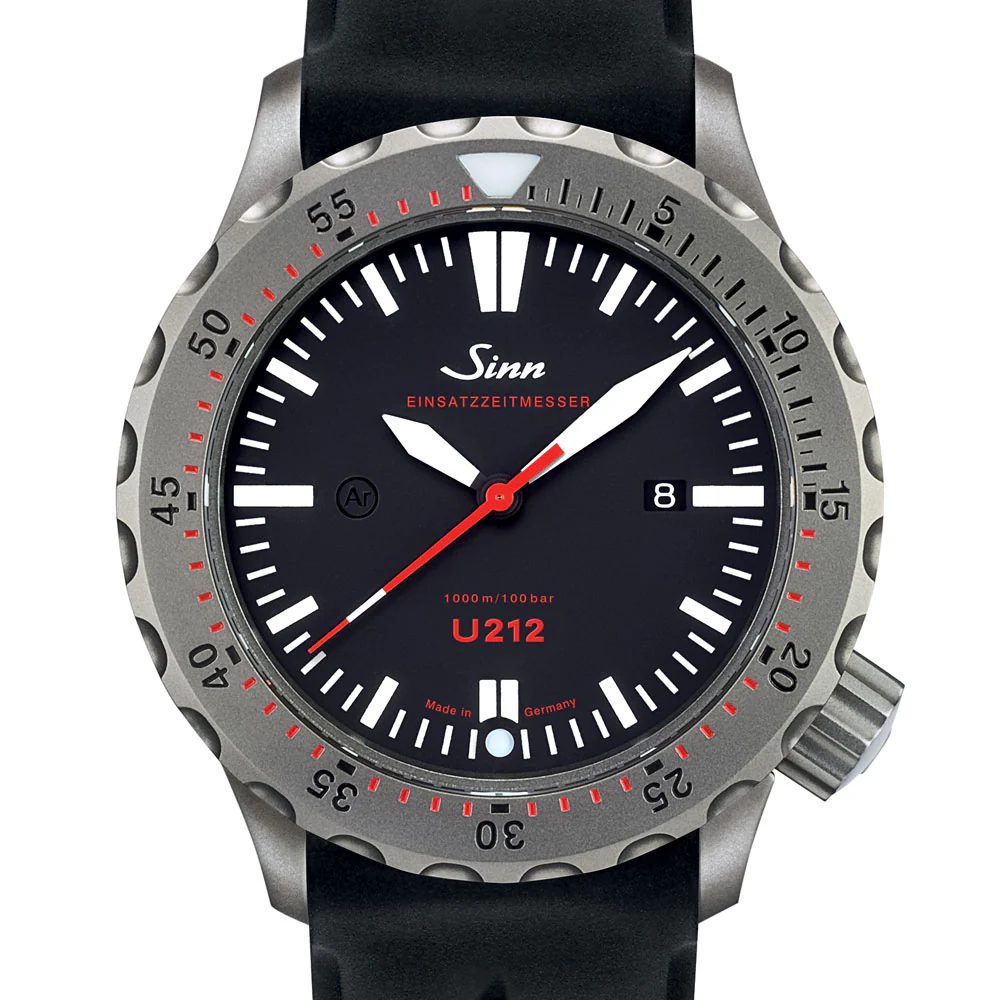 Sinn U212 Diver's Watch - 1000m Water Resistance, Helium Escape Valve, Anti-Magnetic, Robust Design - Image 3