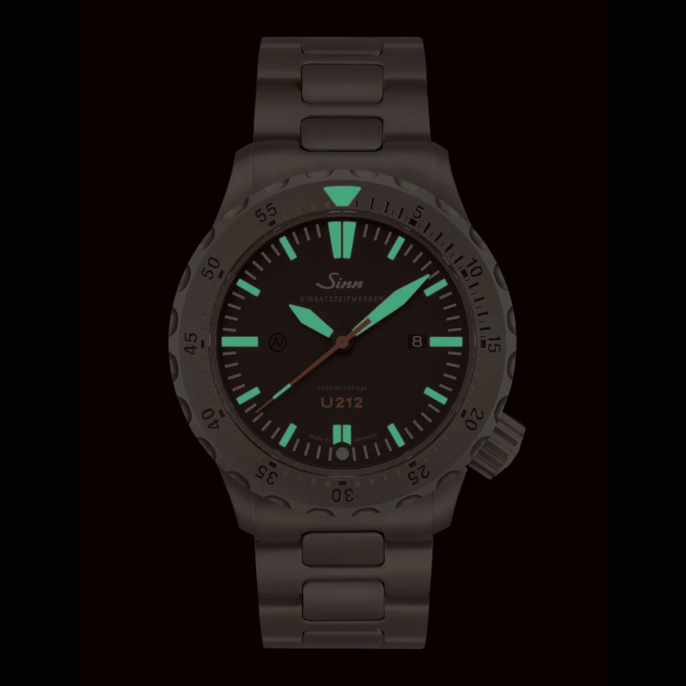 Sinn U212 Diver's Watch - 1000m Water Resistance, Helium Escape Valve, Anti-Magnetic, Robust Design - Image 4