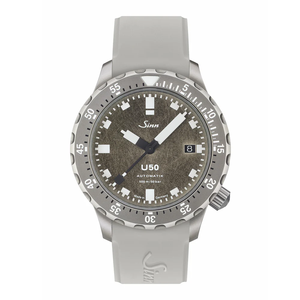 Sinn U50.DS Limited Edition Scratch-Resistant Dive Watch with Tegimented Steel Case and 500m Water Resistance