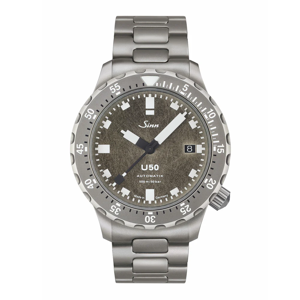 Sinn U50.DS Limited Edition Scratch-Resistant Dive Watch with Tegimented Steel Case and 500m Water Resistance - Image 2