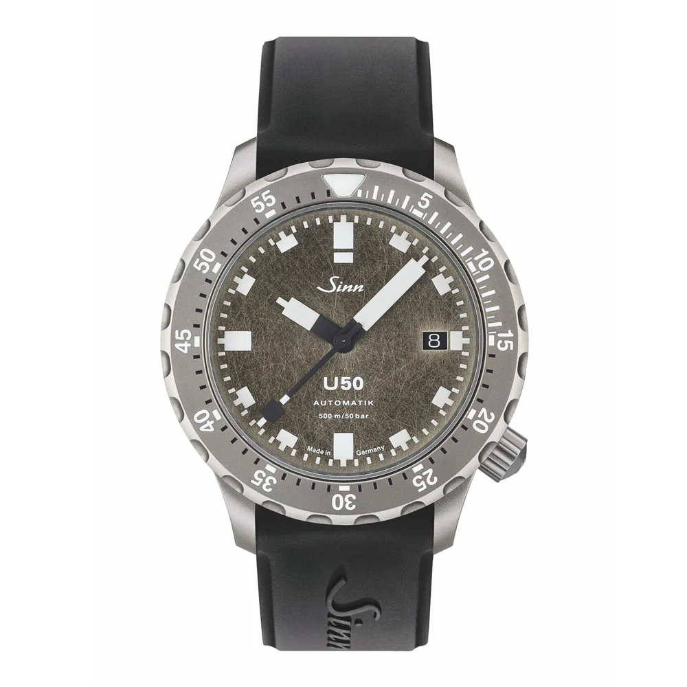 Sinn U50.DS Limited Edition Scratch-Resistant Dive Watch with Tegimented Steel Case and 500m Water Resistance - Image 4
