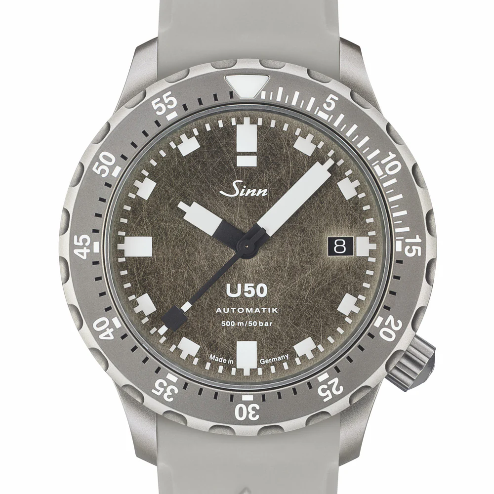 Sinn U50.DS Limited Edition Scratch-Resistant Dive Watch with Tegimented Steel Case and 500m Water Resistance - Image 5